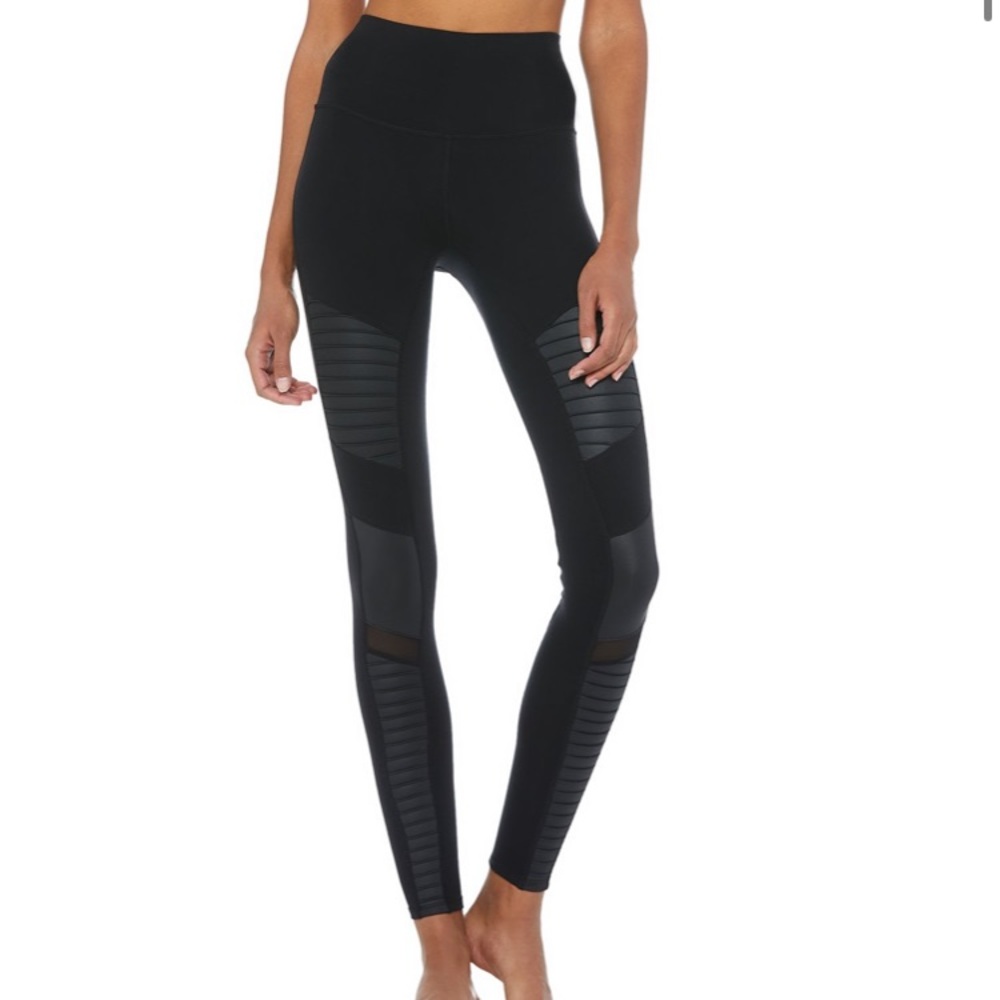 Alo Yoga High Waisted Moto Leggings